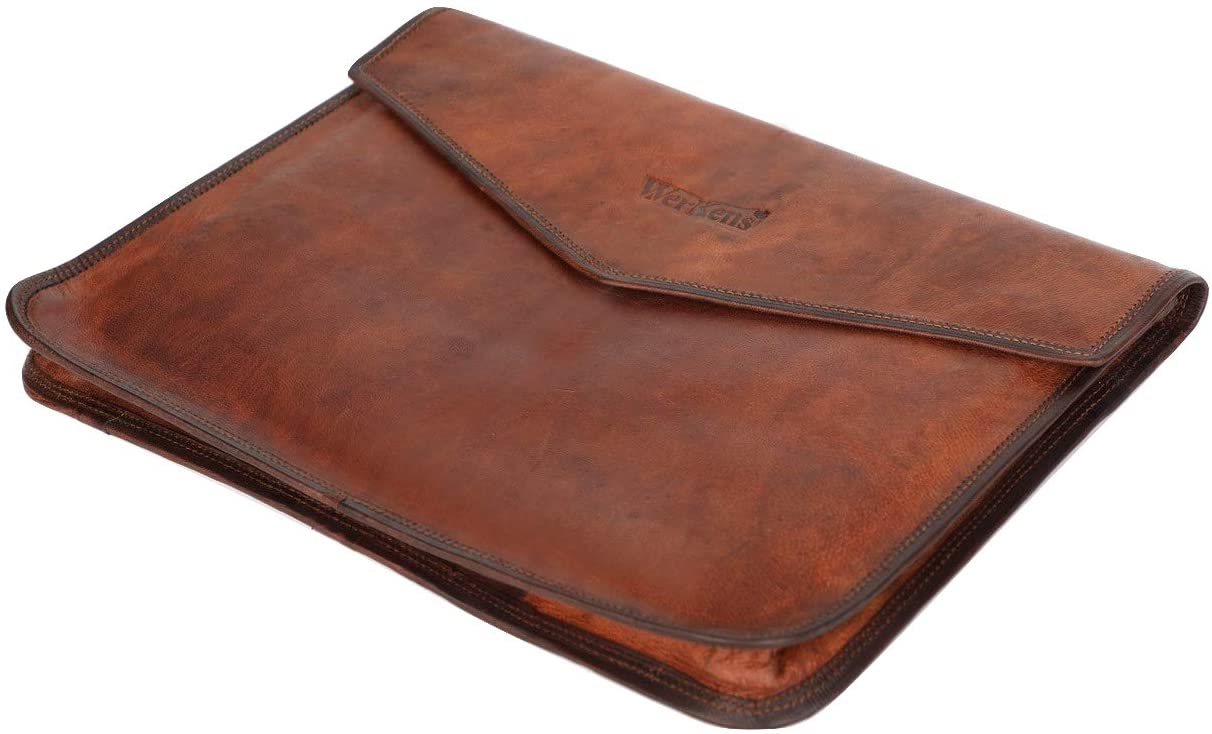 WerKens Leather Laptop Sleeve 13-13.3-13.5 Inch