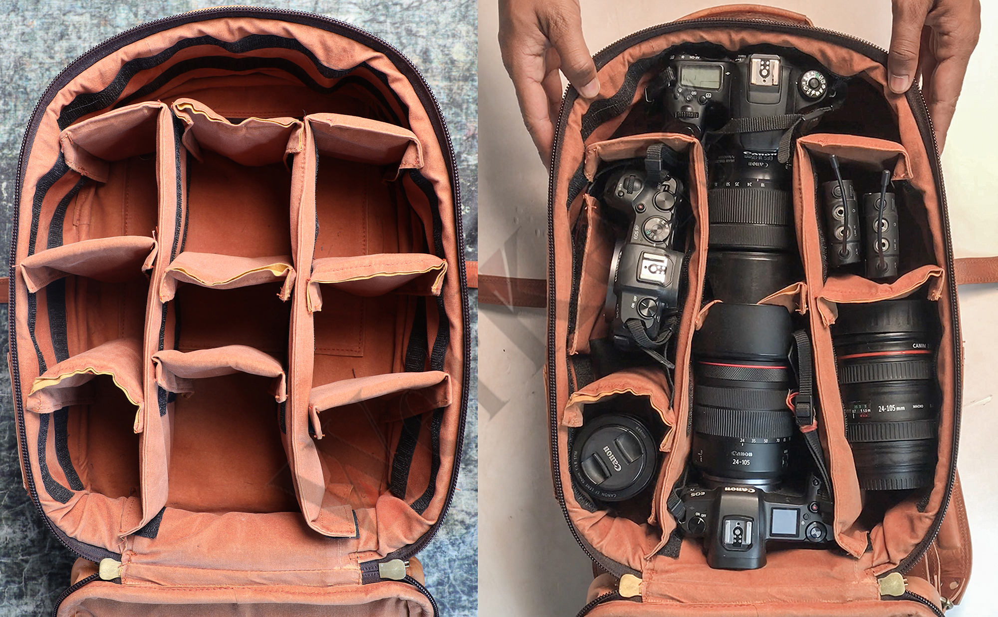 Personalised Leather Camera Bag 